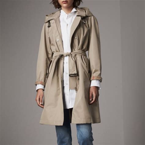 burberry kibworth hooded rain car coat neiman|Burberry Women's Collection .